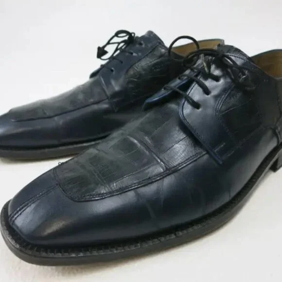 Distefano Genuine Crocodile Dress Oxfords Men display picture 1